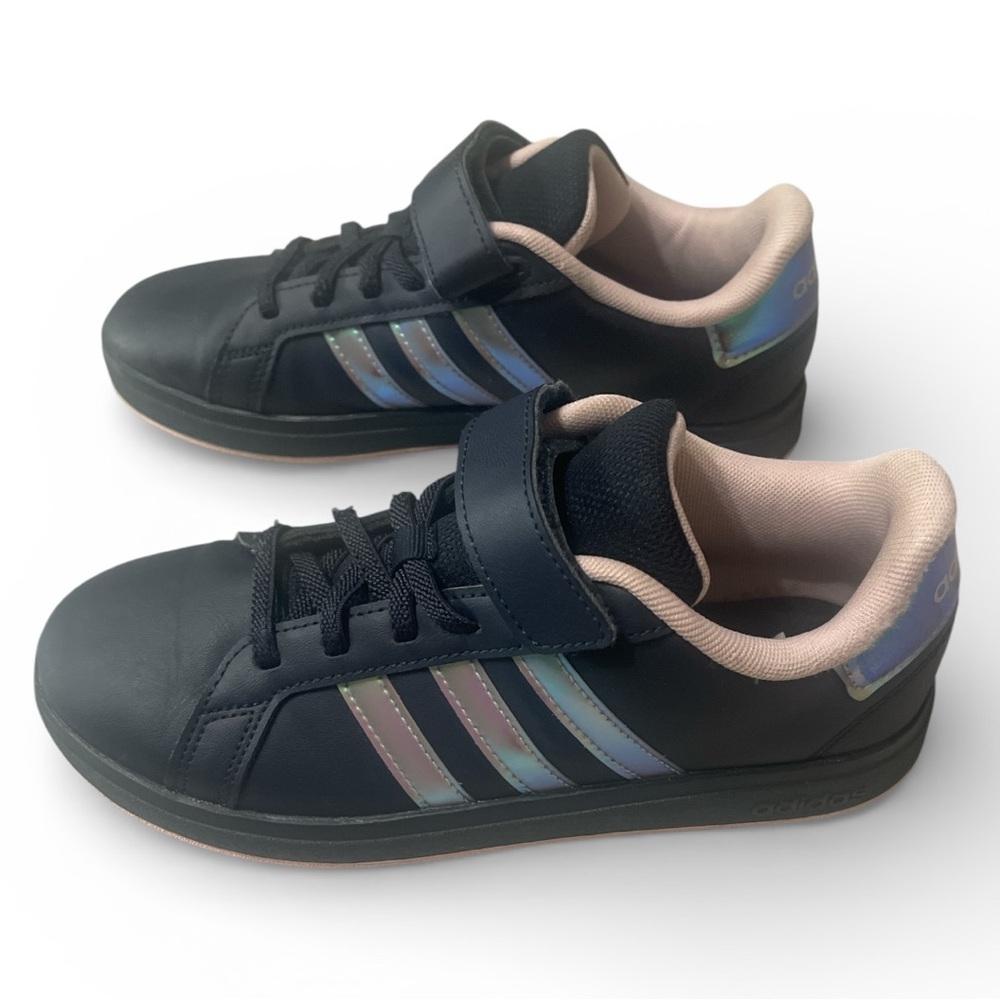 GIRLS' ADIDAS LITTLE KID‎ GRAND COURT 2.0 EL C SNEAKERS Size 3 - Picture 2 of 11